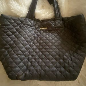 DARK GRAY MZ WALLACE SHOULDER BAG